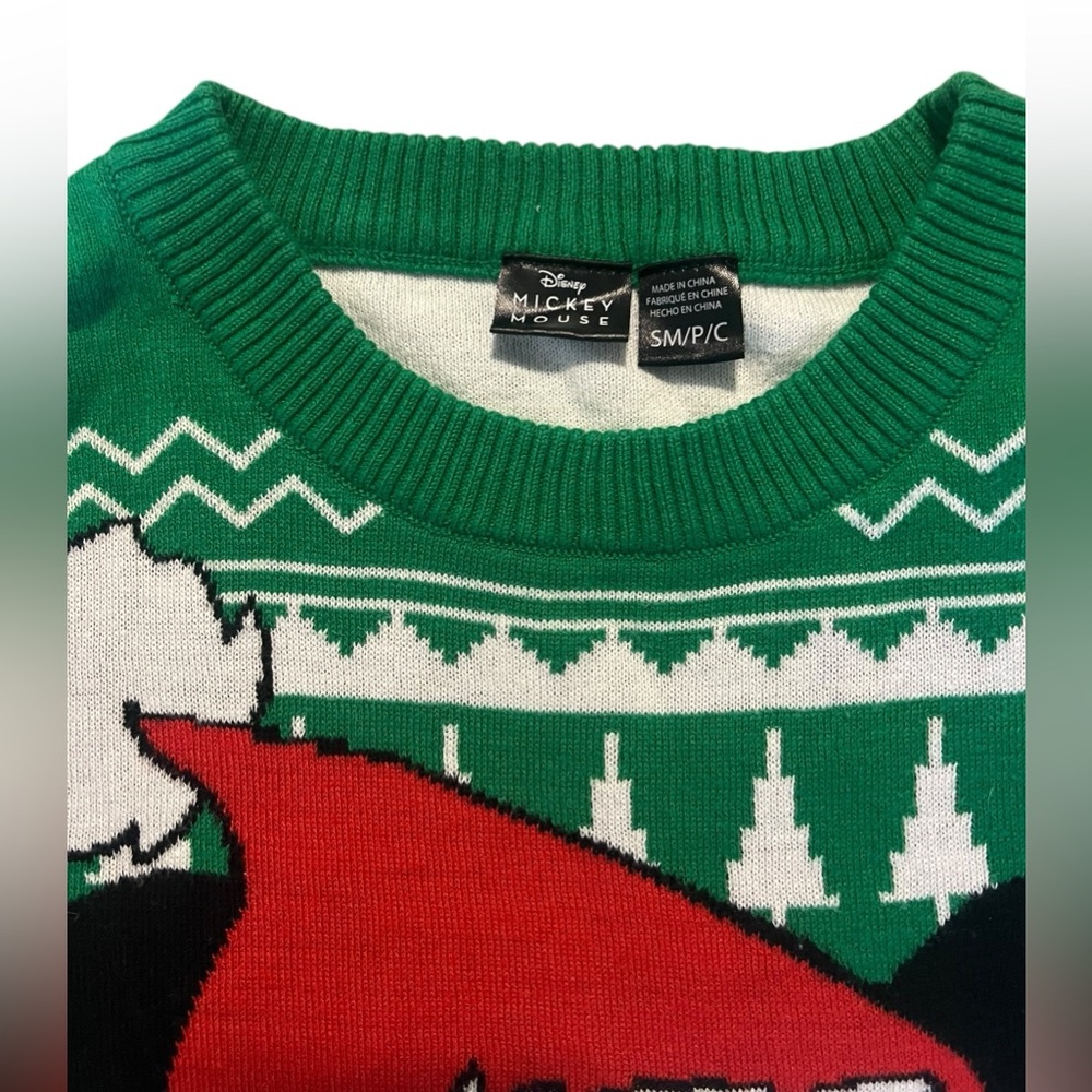Disney Mickey Mouse‎ Christmas Ugly Holiday Sweater - Picture 4 of 10